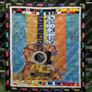 While My Guitar Gently Weeps Quilt Blanket Qq26  Quilt